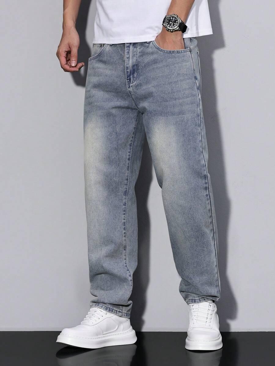 SPODNIE JEANS PROSTA NOGAWKA