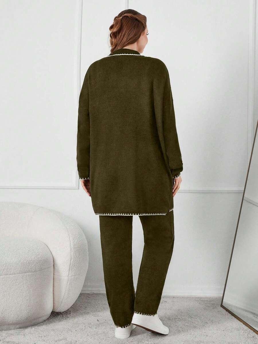 KOMPLET SWETER SPODNIE 