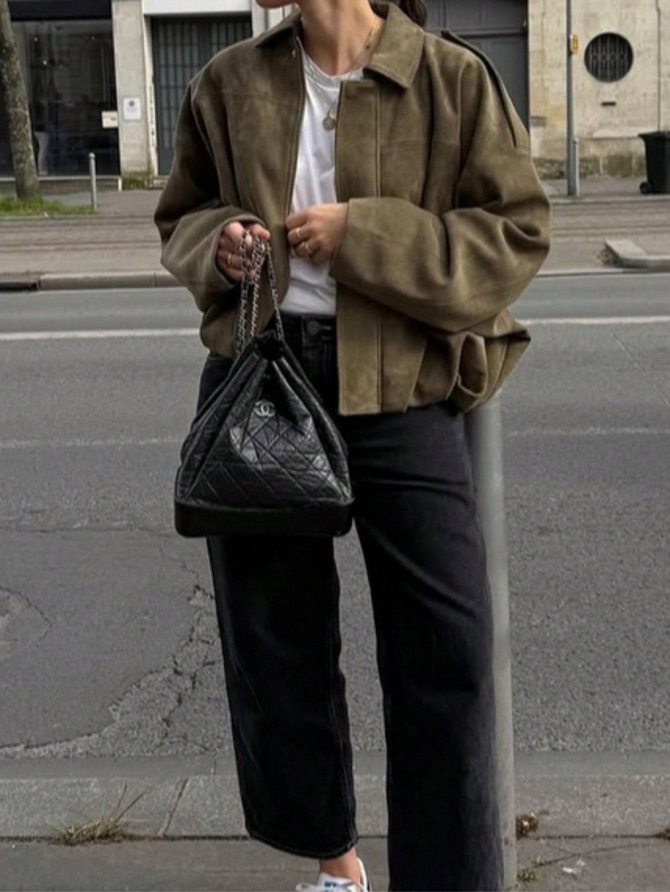 ZIELONA KURTKA ZAMEK