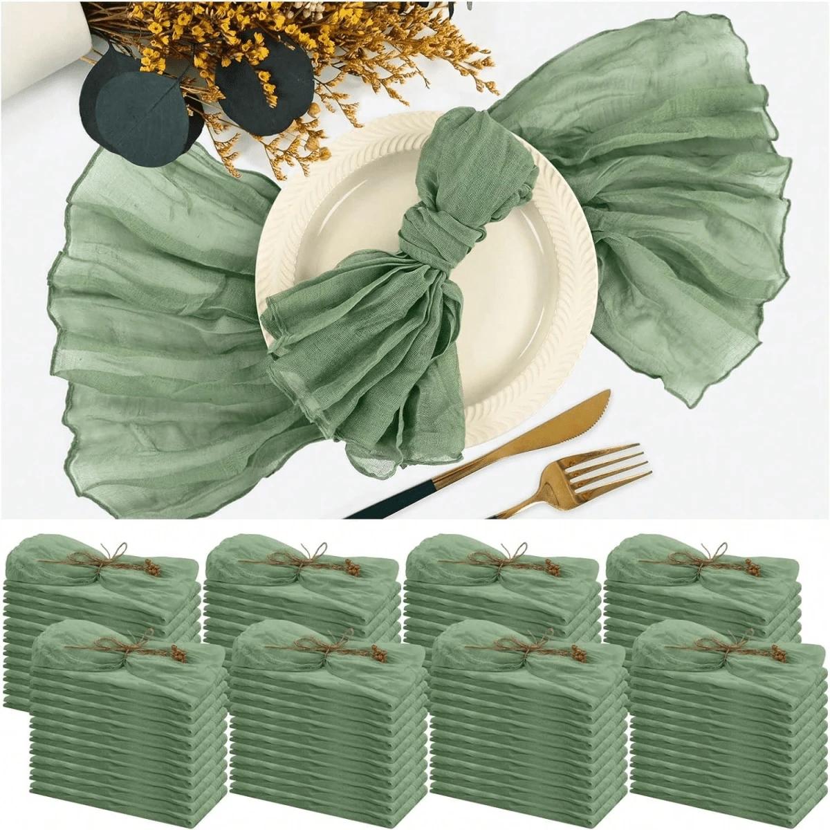 zielona serwetka stołowa 6 pack