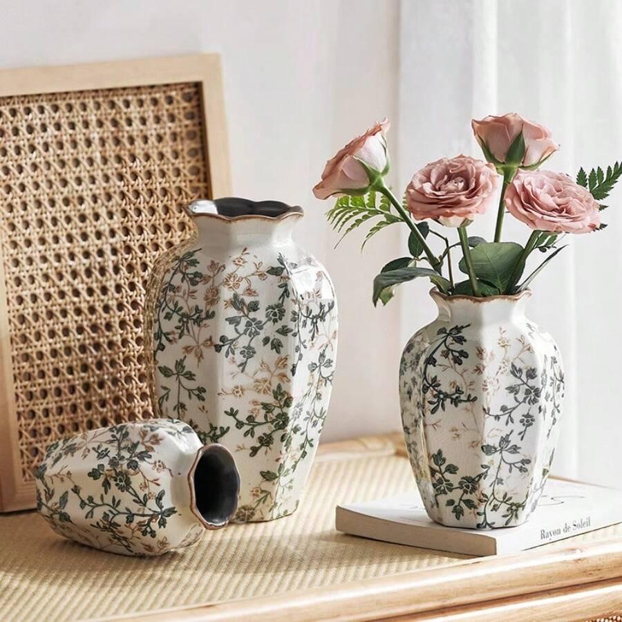 kolorowy CERAMICZNY WAZON