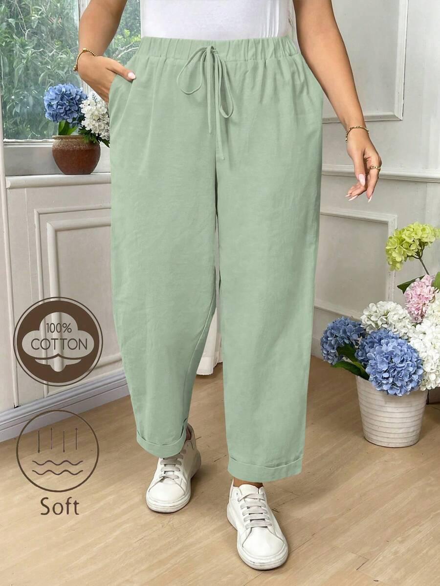 ZIELONE  SPODNIE CASUAL