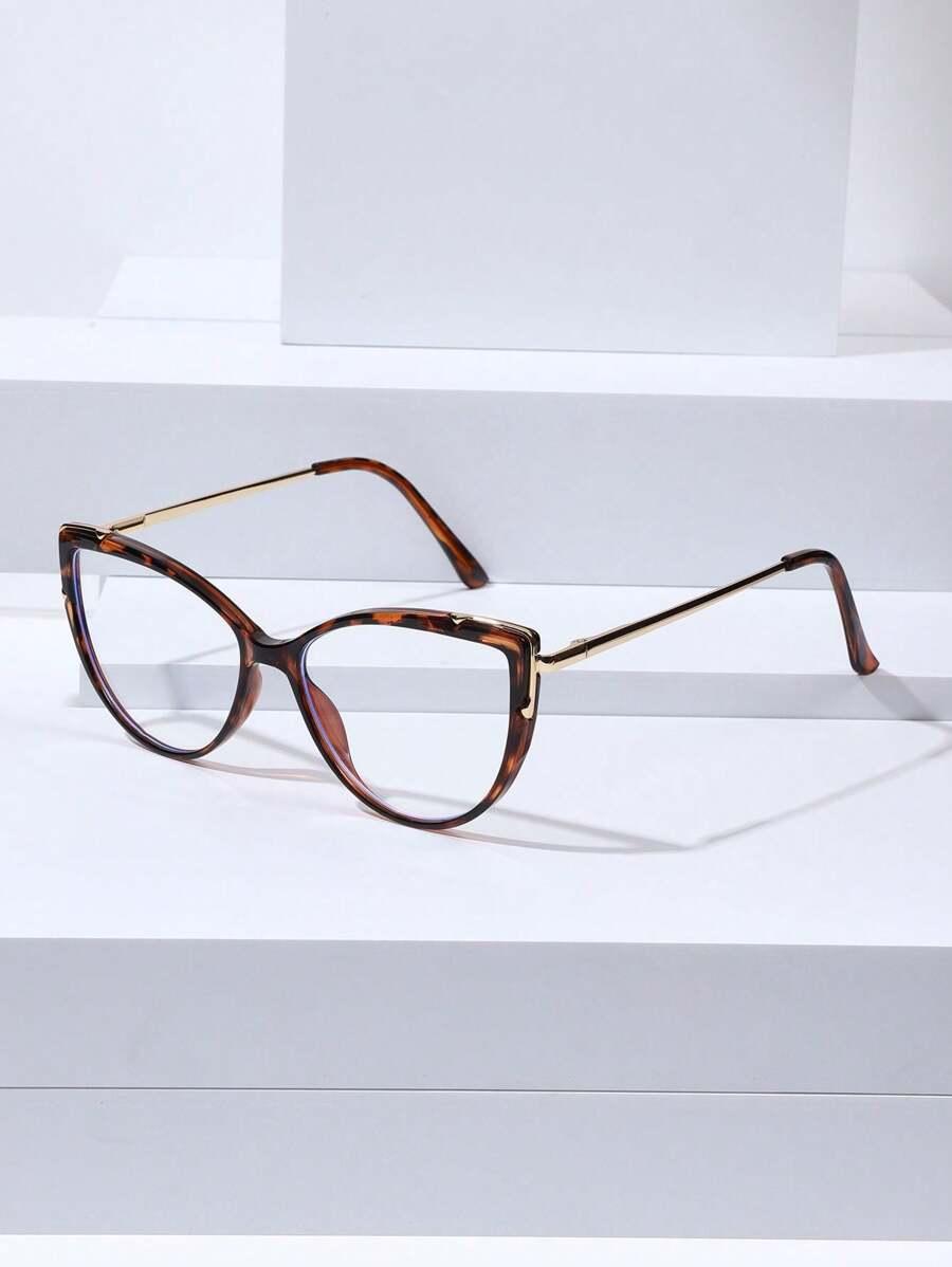 okulary zerówki animal print 
