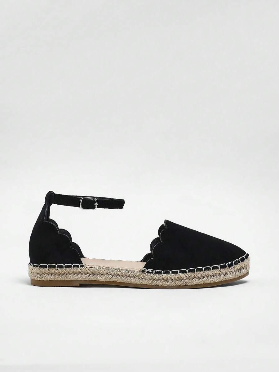 CZARNE ESPADRYLE PLATFORMA 