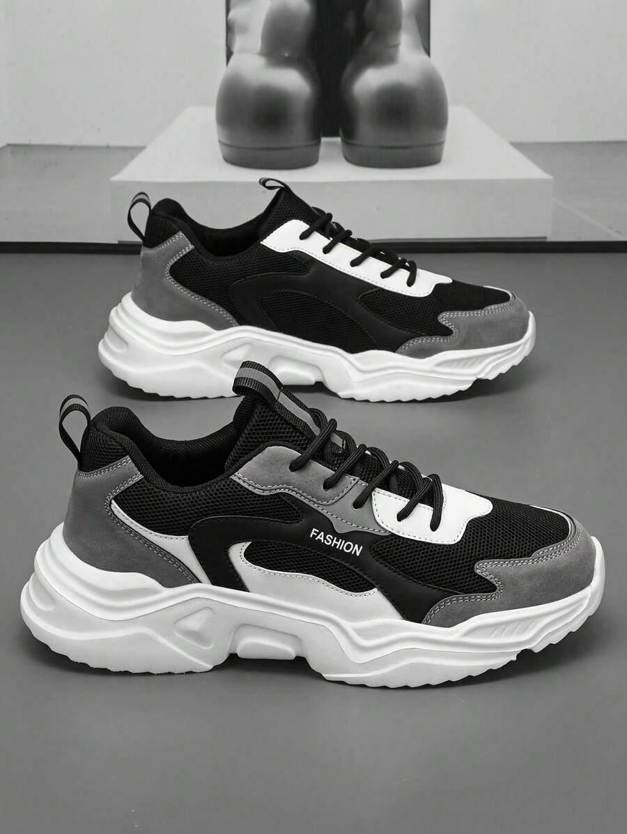 CZARNE SZNUROWANE BUTY SPORTOWE