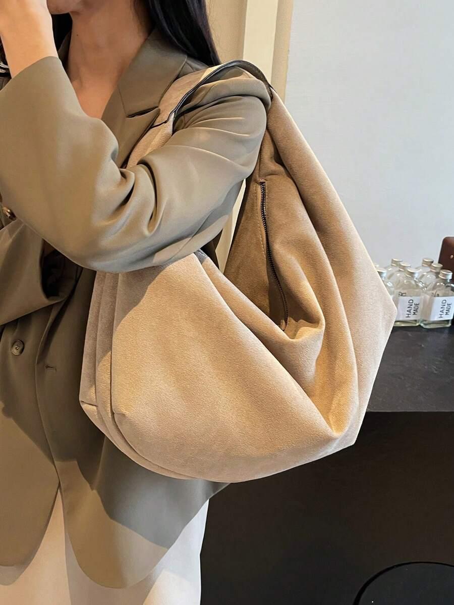 beżowa torebka shopper