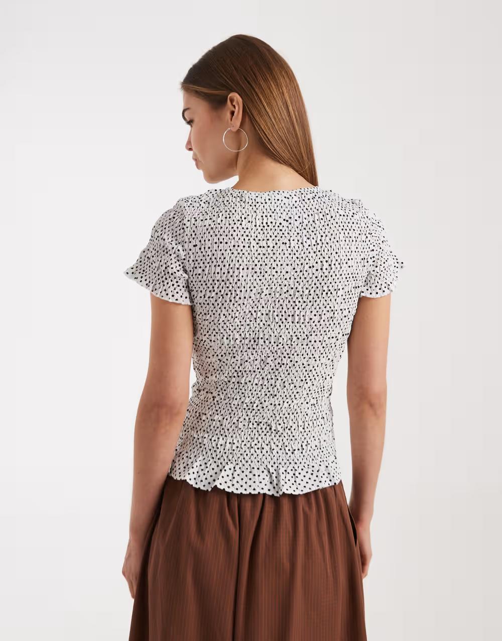 TOP KRÓTKI RĘKAW PRINT
