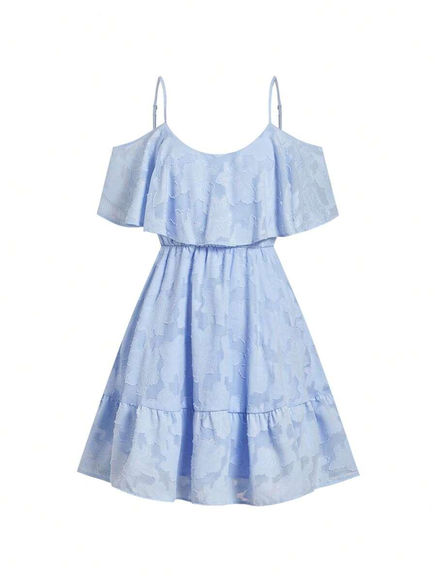NIEBIESKA MINI SUKIENKA