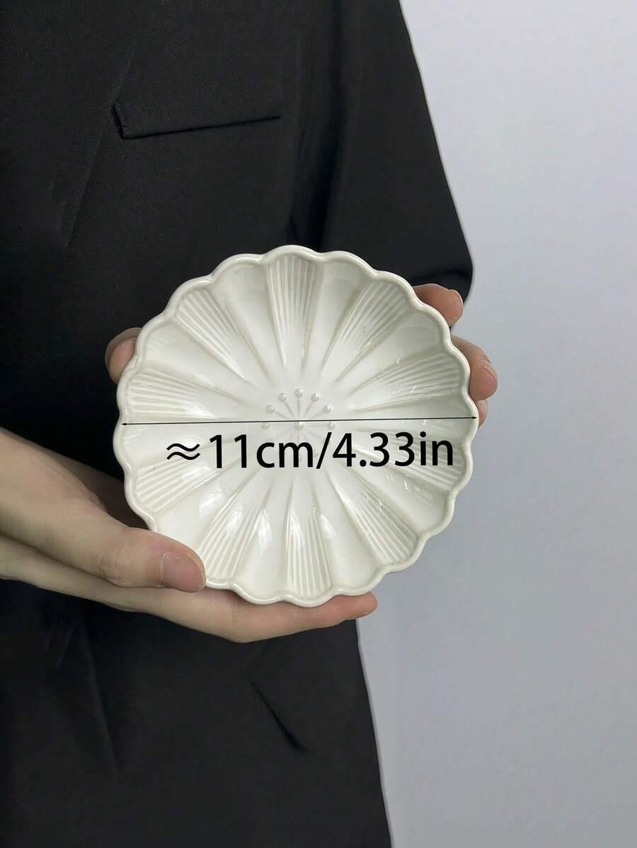 kremowy mały talerz 6-pack