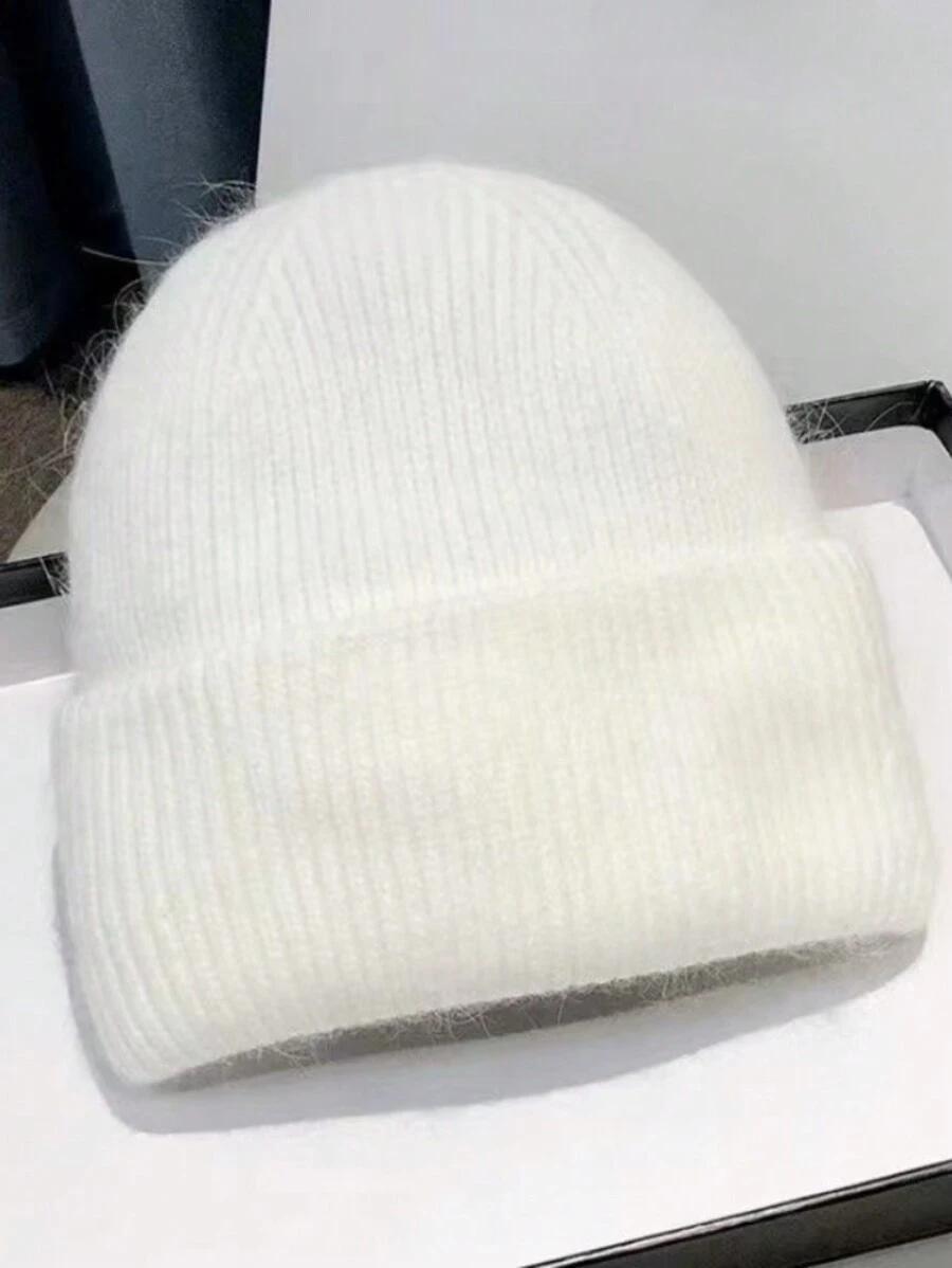 BIAŁA CZAPKA BEANIE
