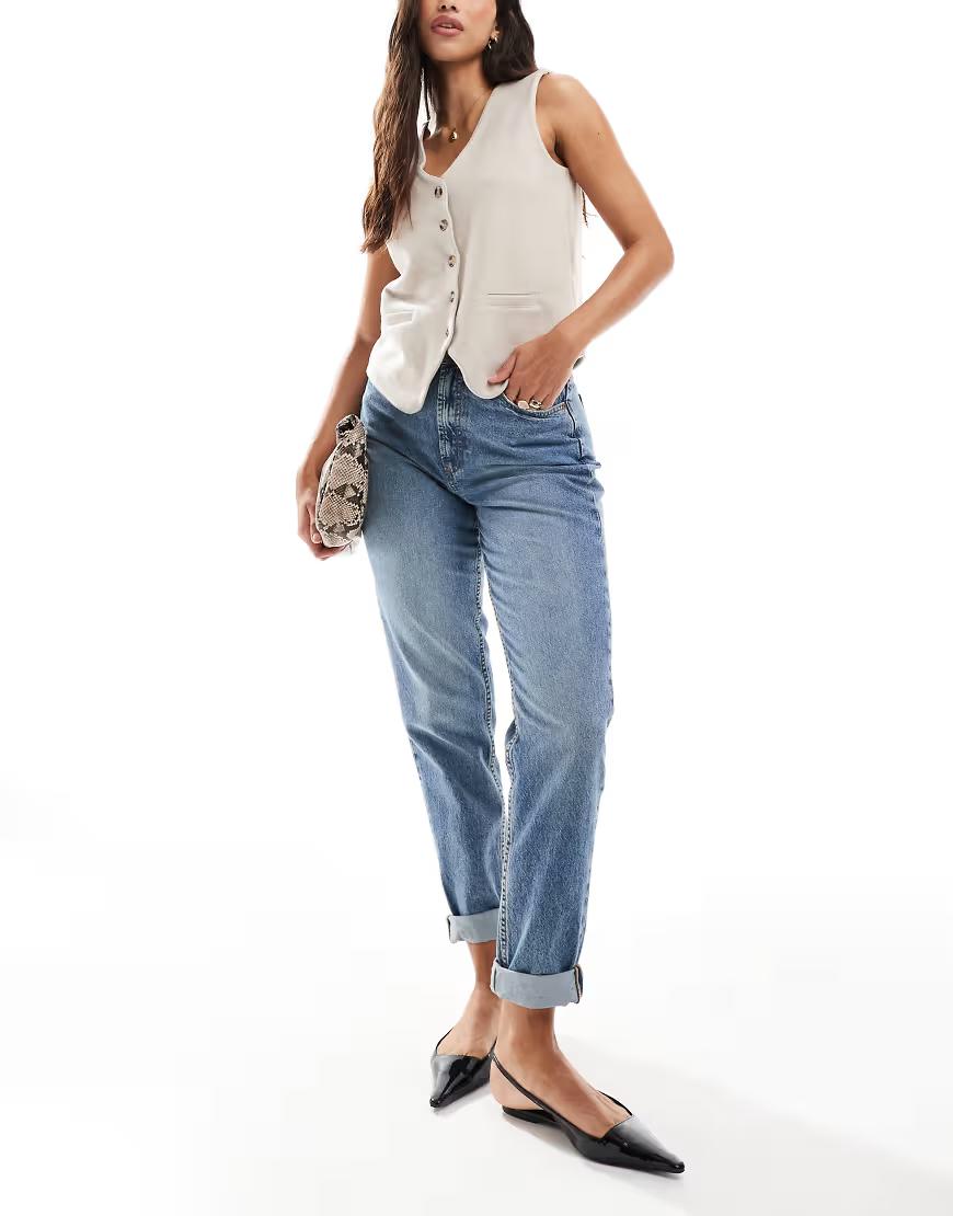 NIEBIESKIE SPODNIE JEANS