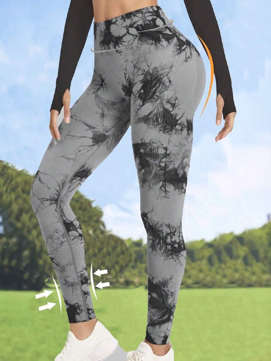 szare legginsy sportowe