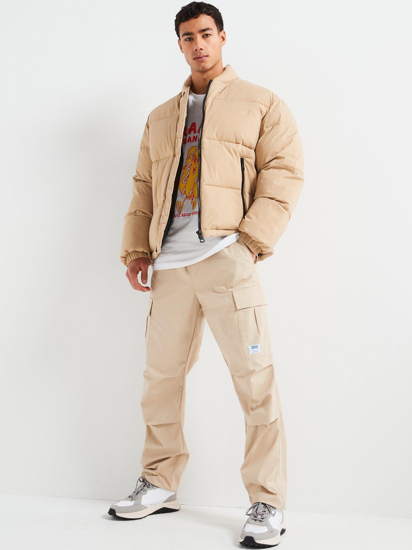 HUGO KURTKA MĘSKA BOMBER BRADEN 2441 SMILEY QUILTED BOXY 50522268