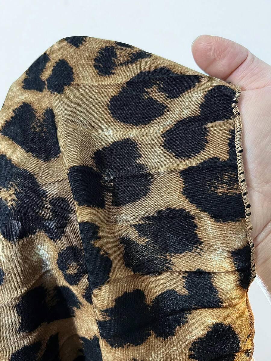 sukienka na ramiączkach animal print
