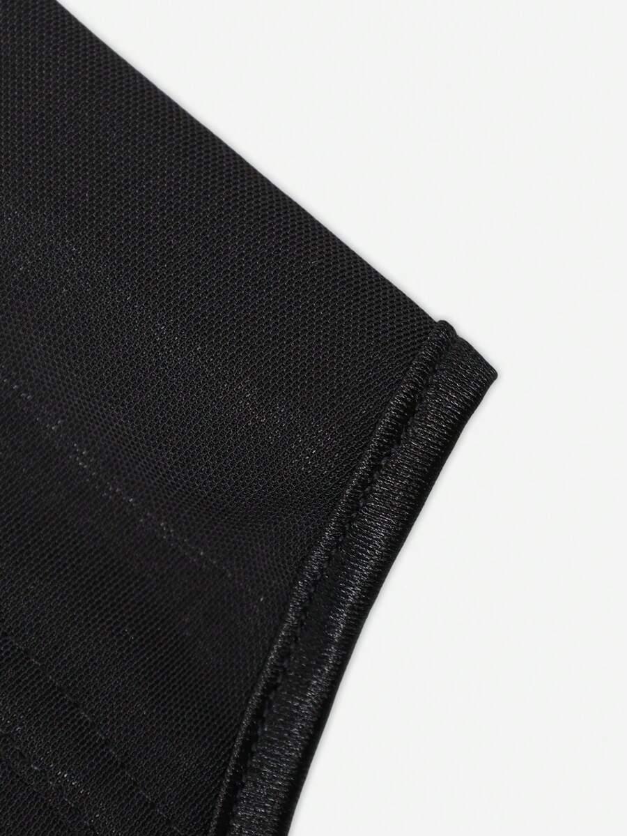 CZARNY TOP GORSET