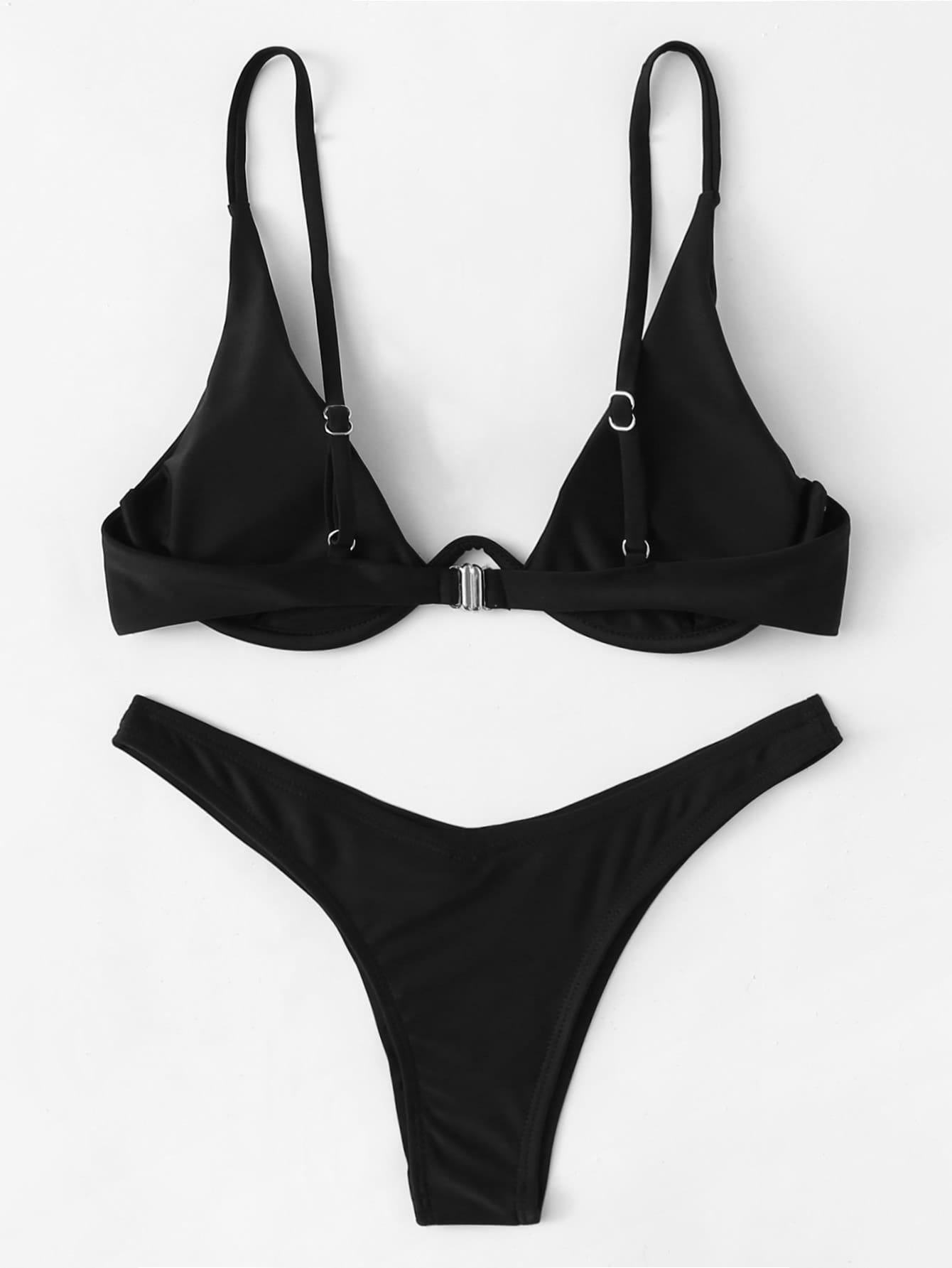 CZARNY KOMPLET BIKINI