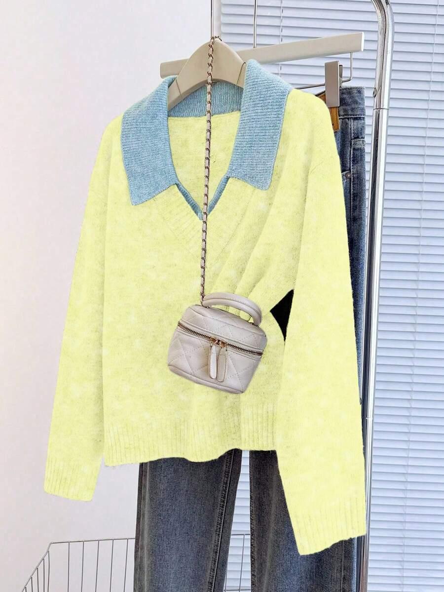 sweter z długim rękawem 