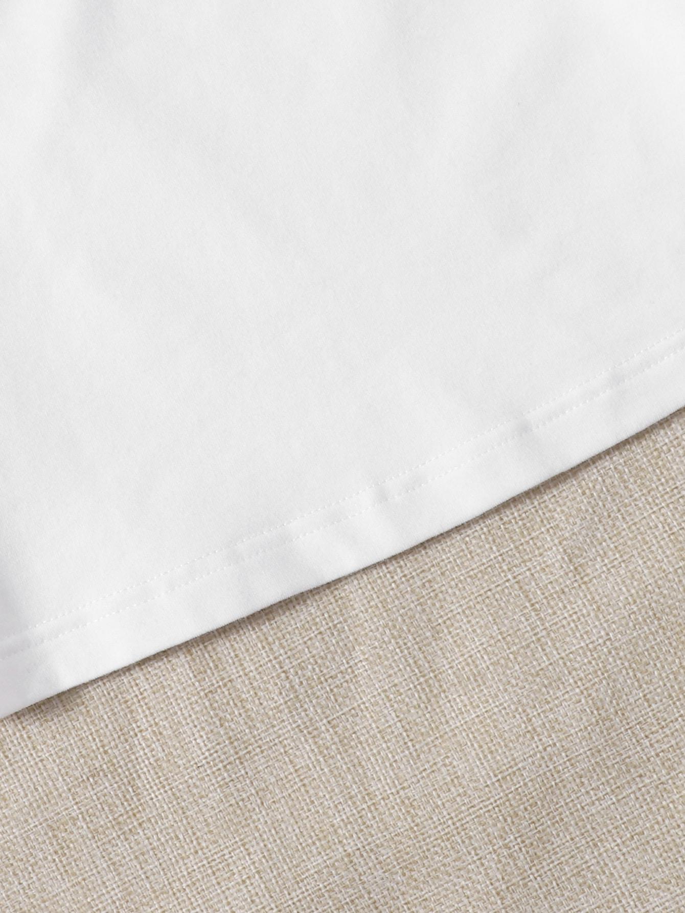 BIAŁY KRÓTKI T-SHIRT