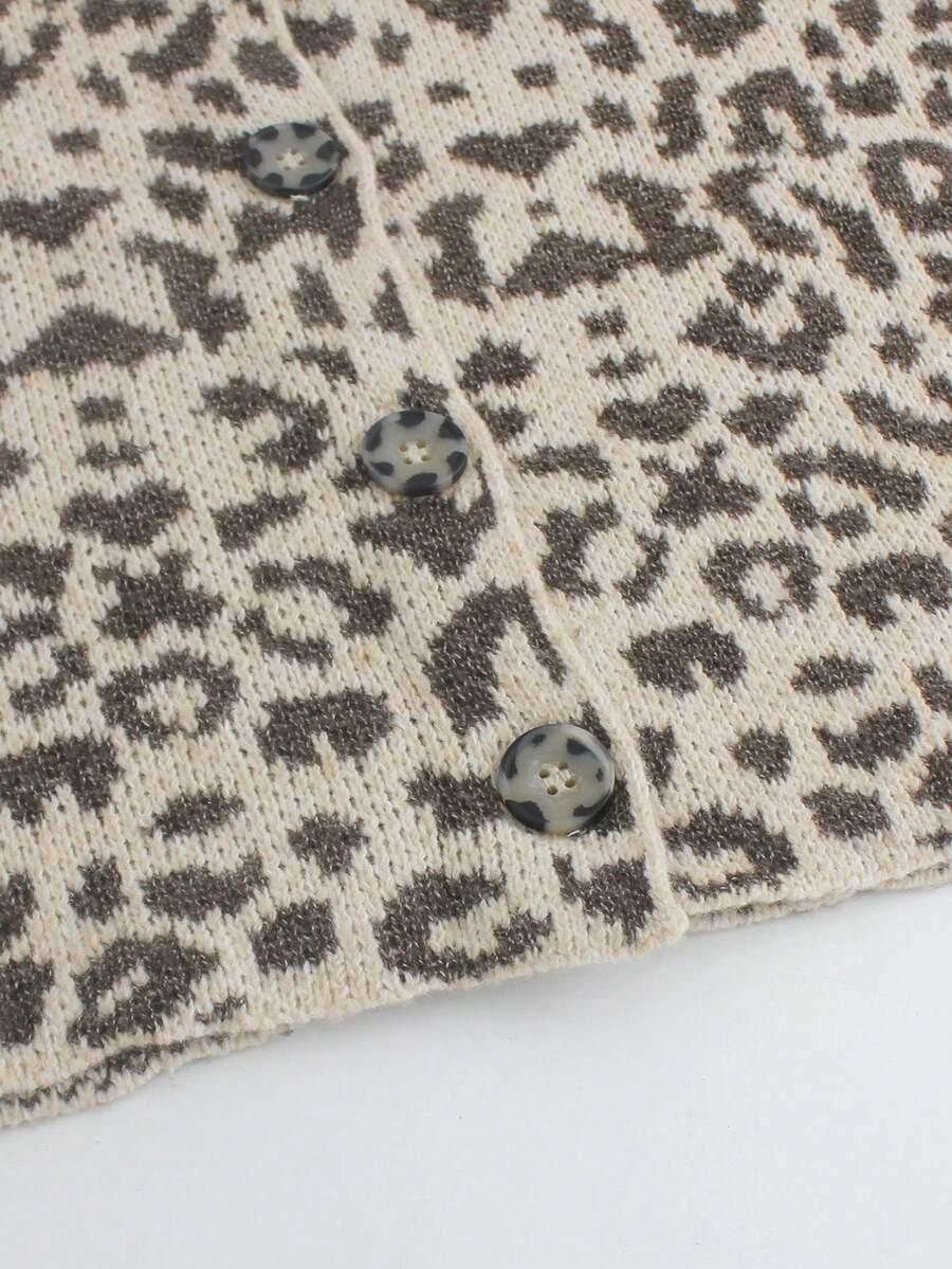 kardigan animal print 