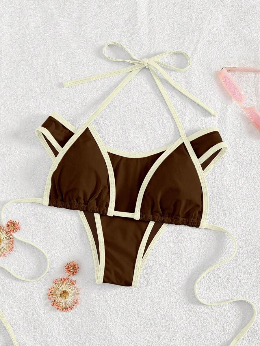 komplet bikini kontrast 