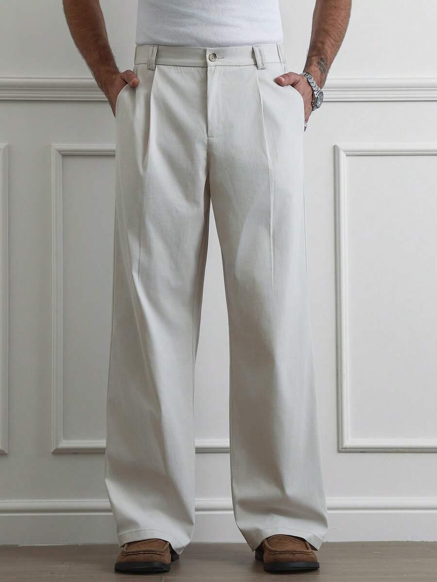 ELEGANCKIE SPODNIE MĘSKIE