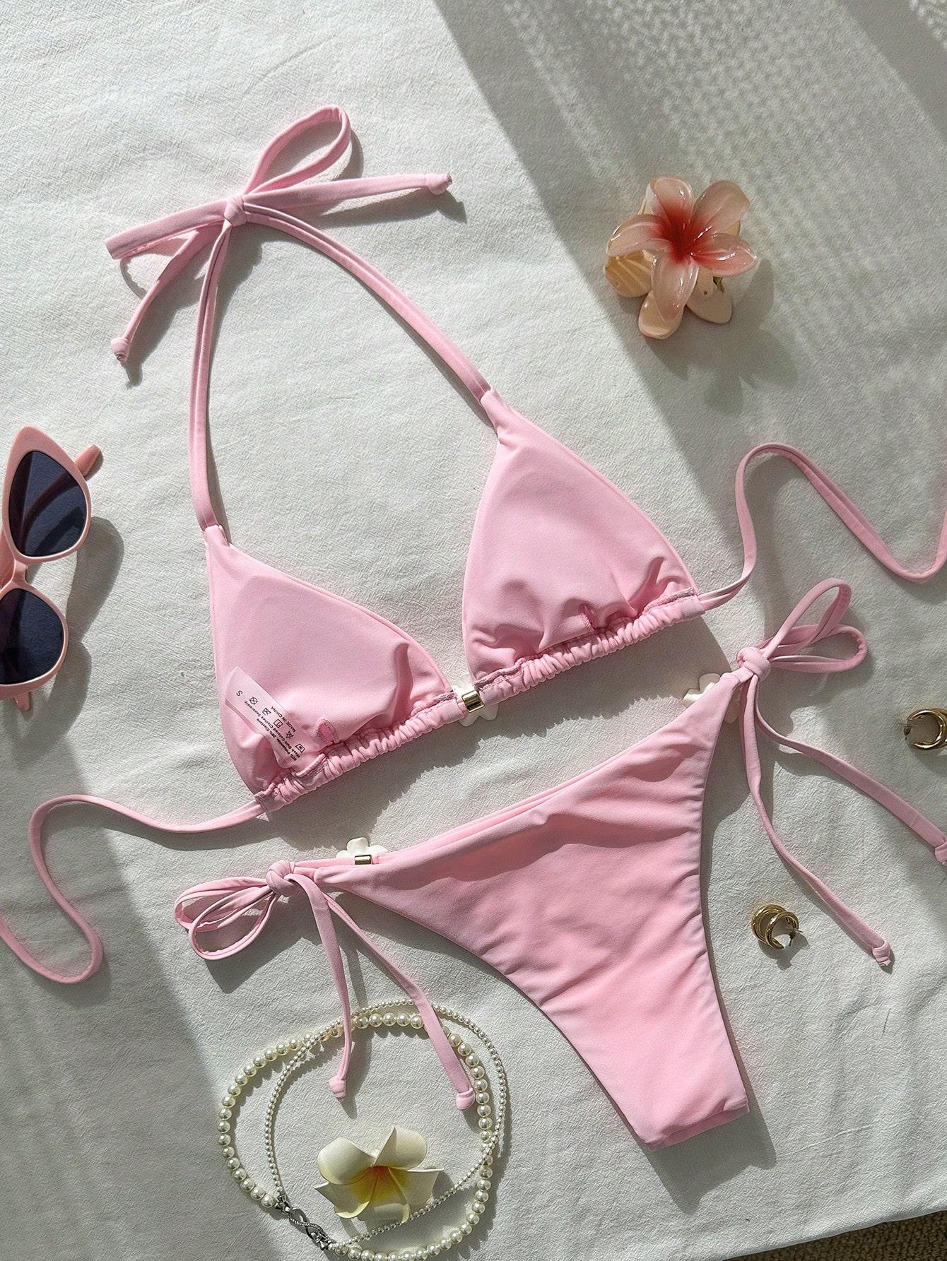 RÓŻOWE BIKINI KOMPLET