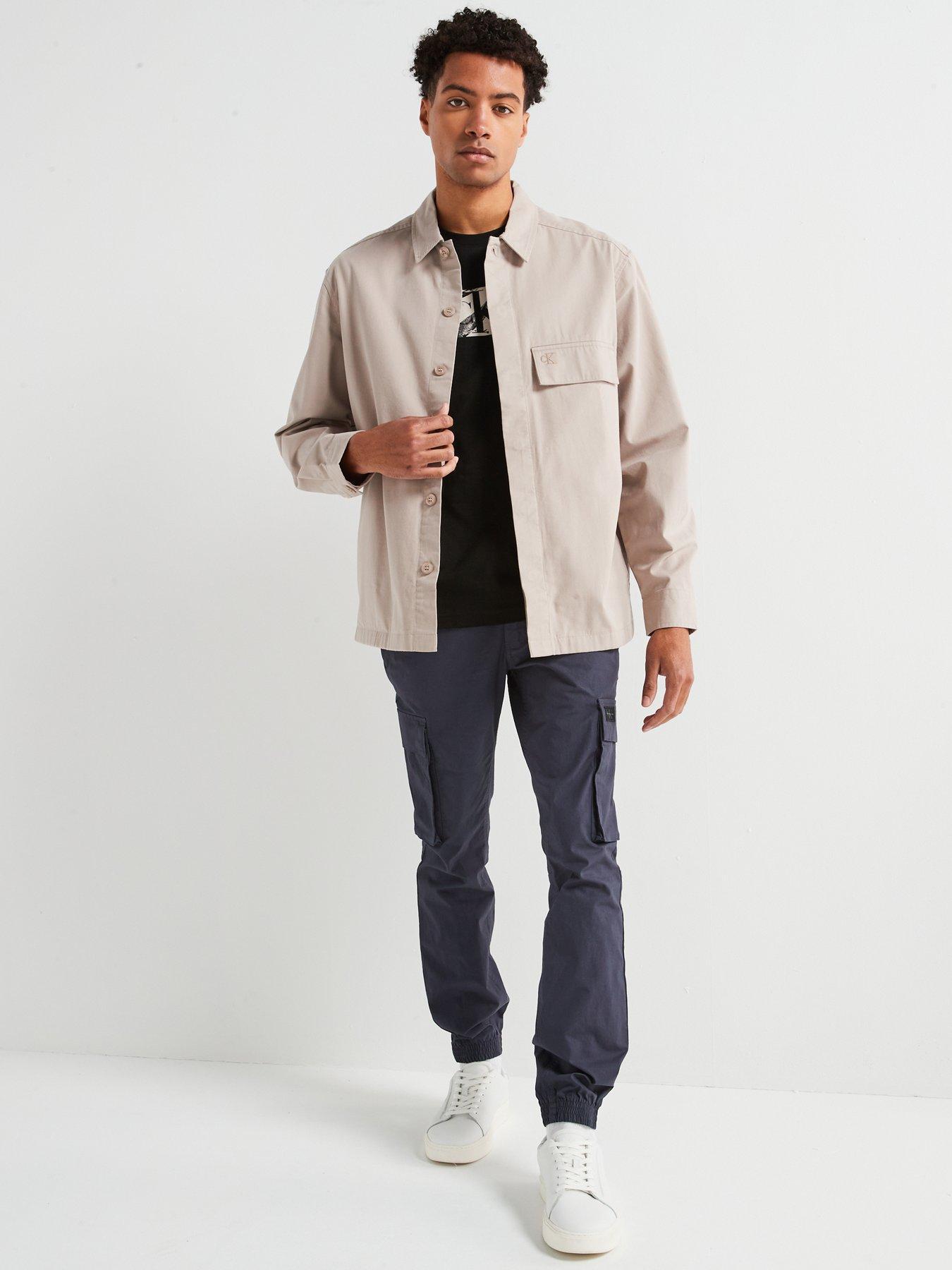 CALVIN KLEIN BAWEŁNIANA KOSZULA WIERZCHNIA J30J326724