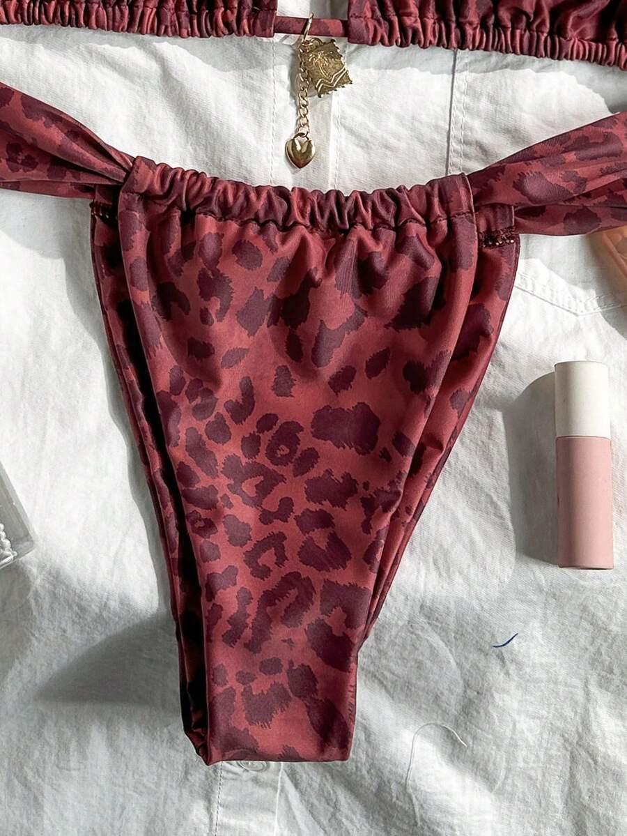 DWUCZĘŚCIOWY STRÓJ KĄPIELOWY ANIMAL PRINT