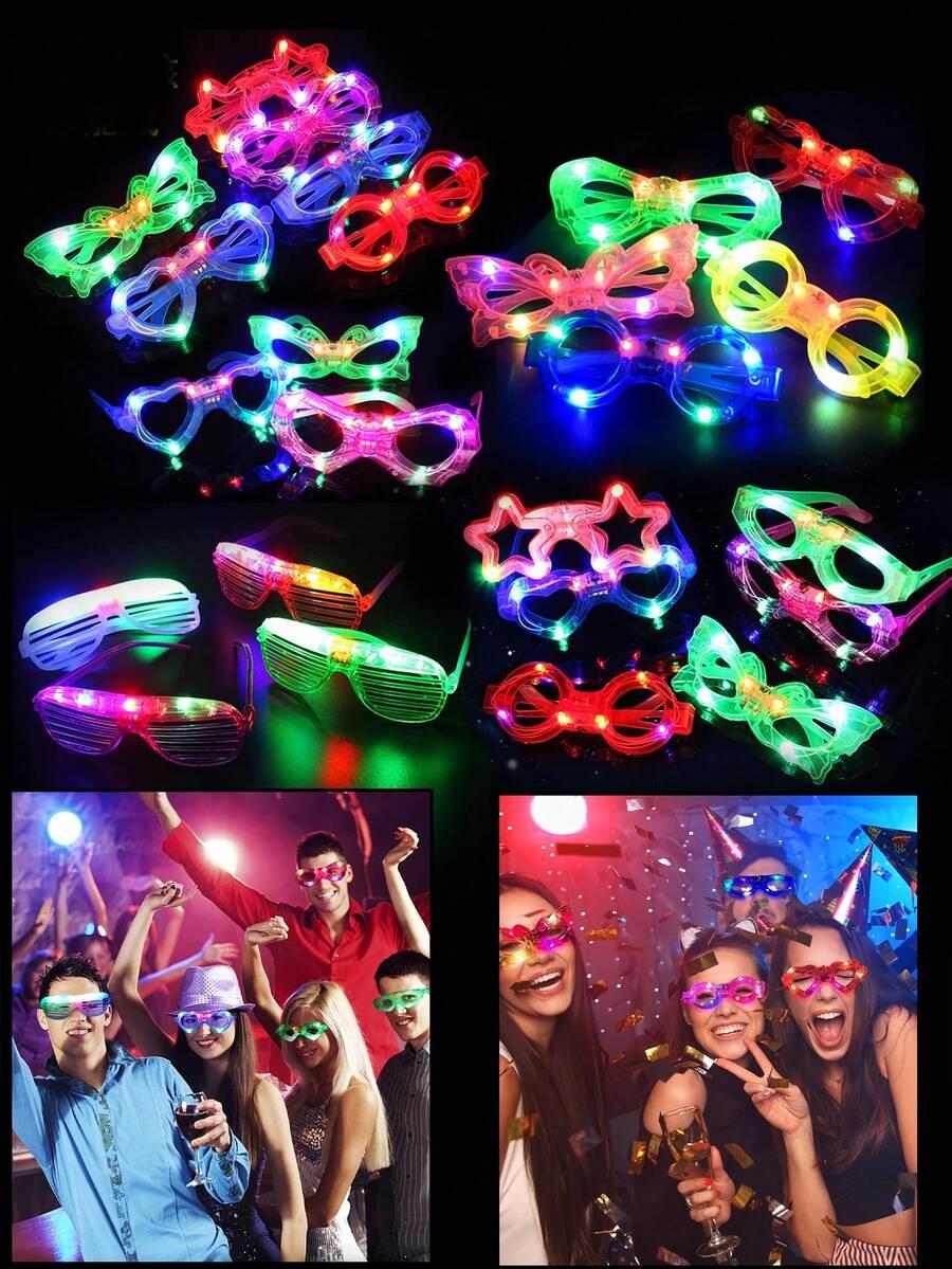 OKULARY LED ŚWIECĄCE 10-PACK