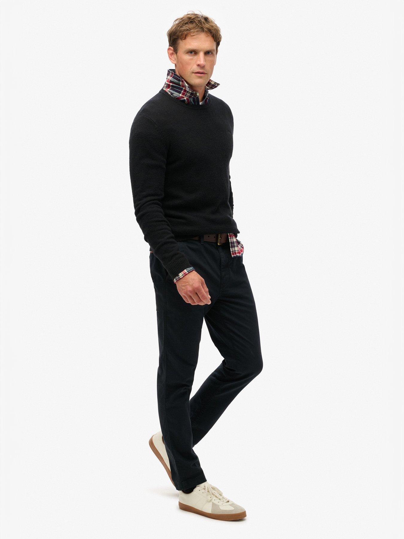 SUPERDRY SPODNIE CHINO SLIM FIT