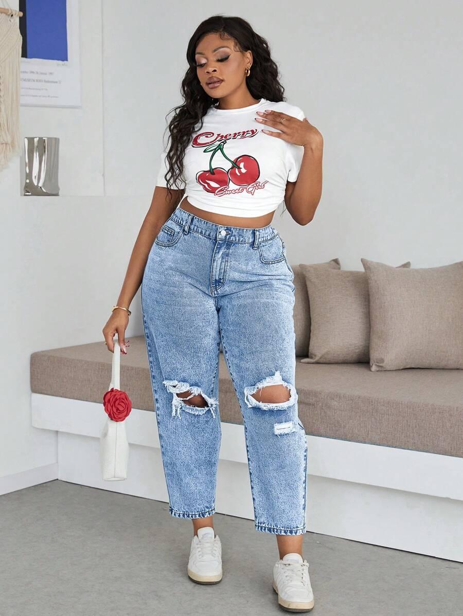 SPODNIE JEANS WYSOKI STAN