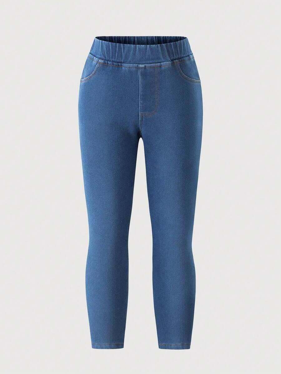 NIEBIESKIE SPODNIE JEANS