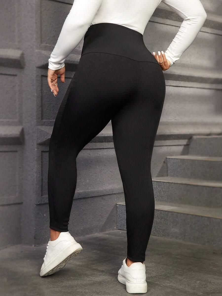 CZARNE LEGGINSY WYSOKI STAN