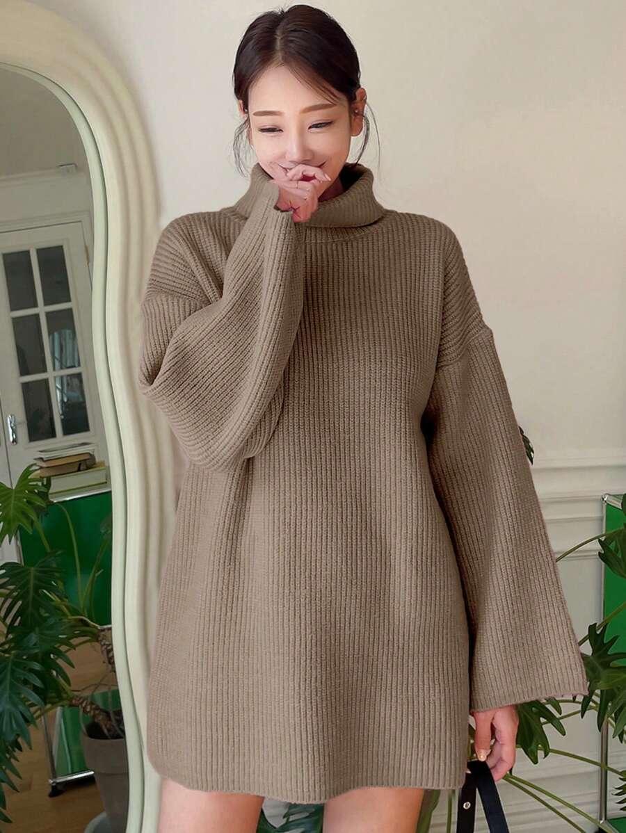 SWETER Z GOLFEM OVERSIZED
