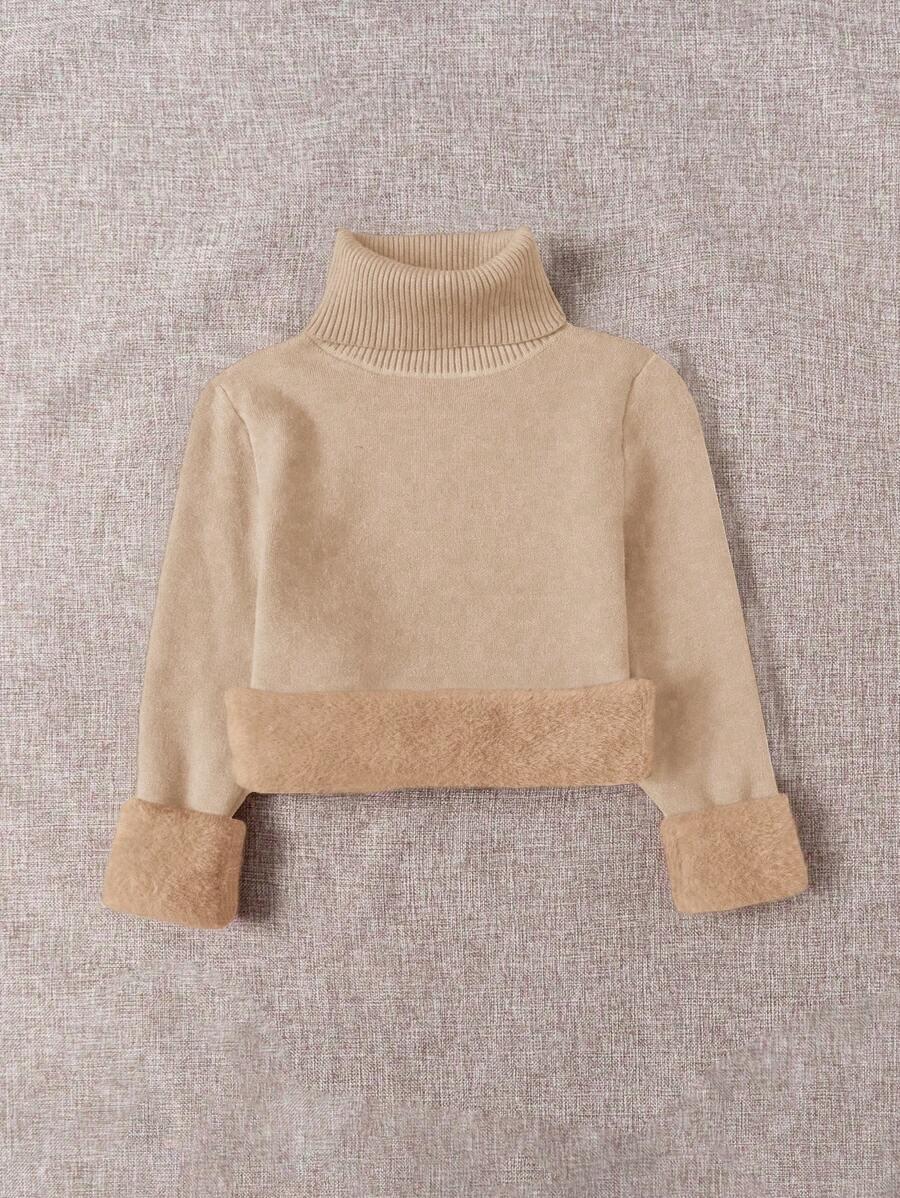 BEŻOWY SWETER GOLF