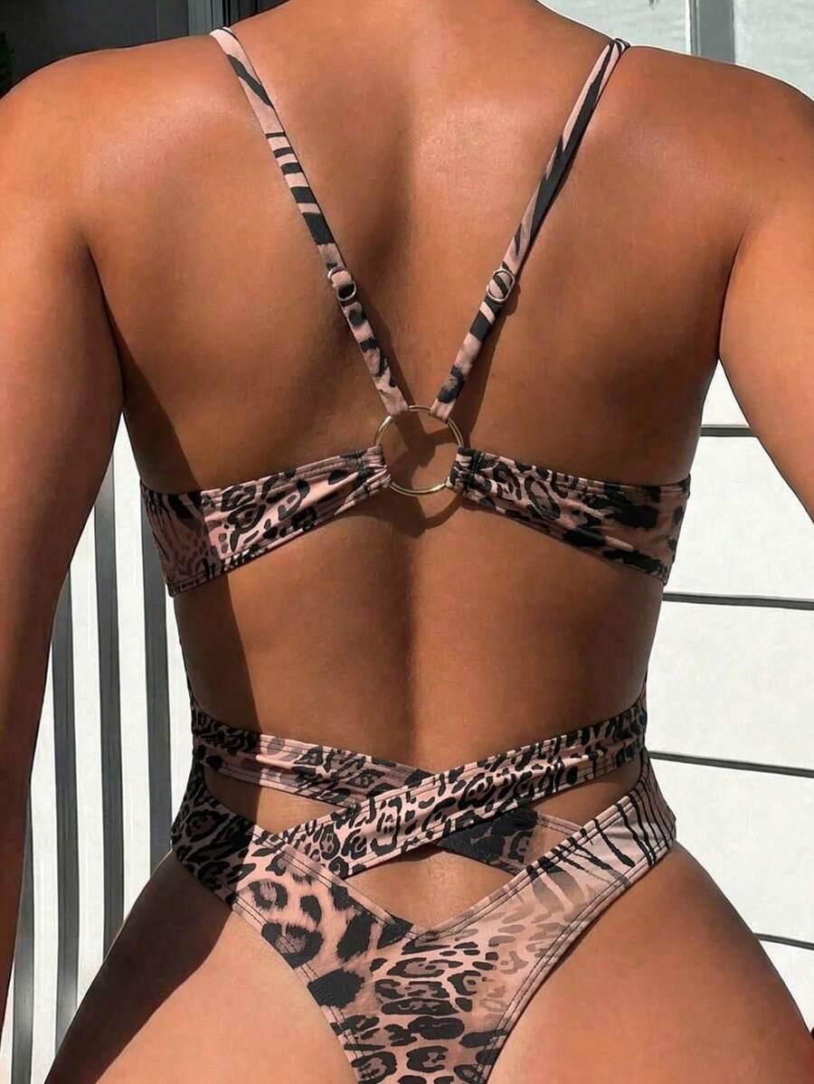 JEDNOCZĘŚCIOWY STRÓJ KĄPIELOWY ANIMAL PRINT