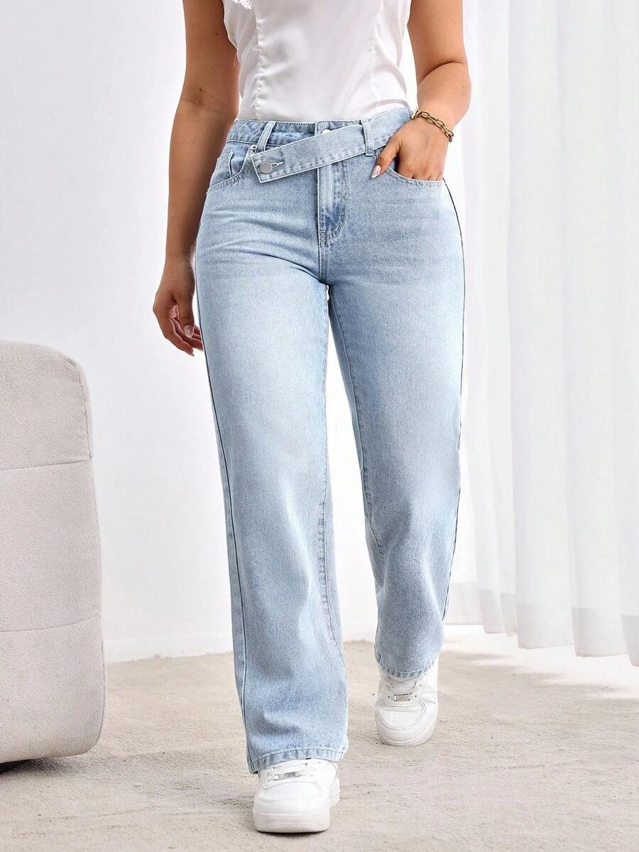 NIEBIESKIE SPODNIE JEANS