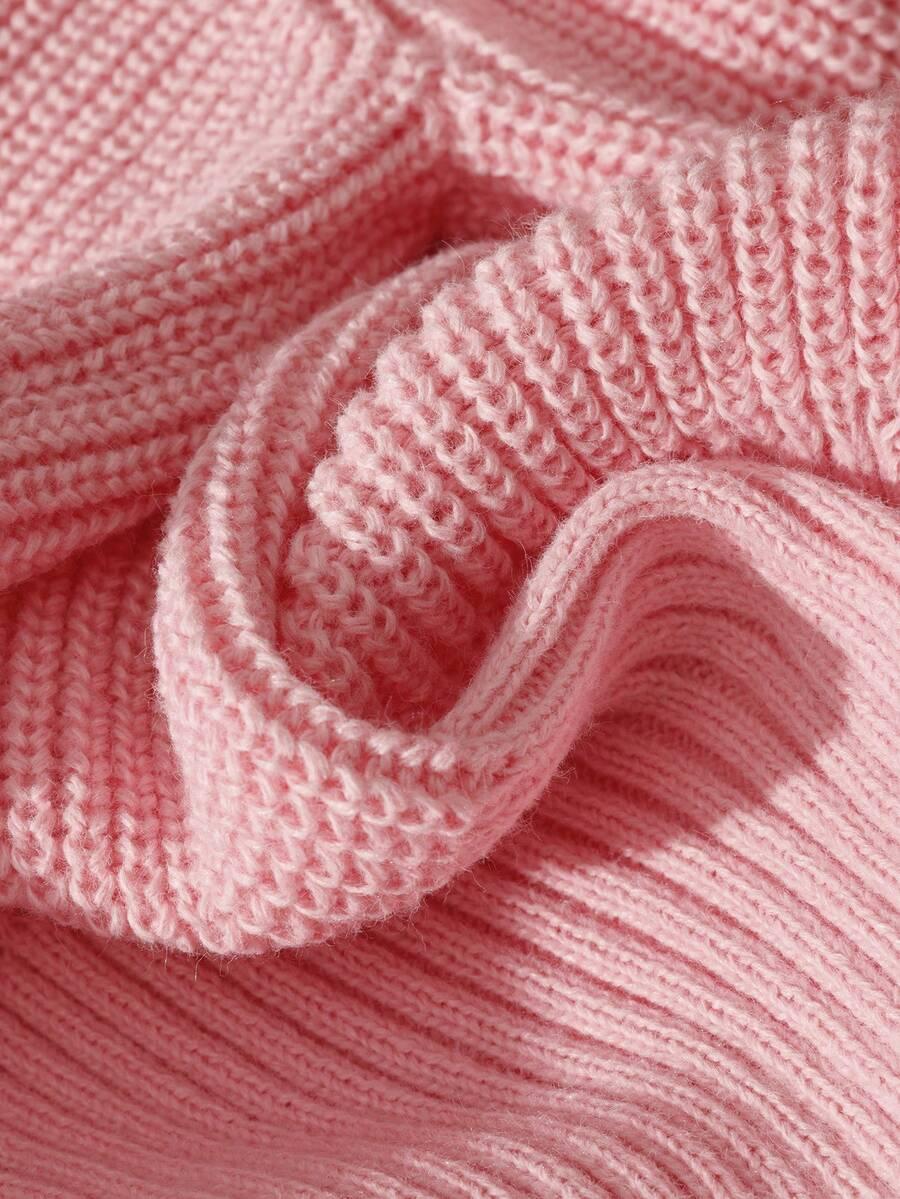 RÓŻOWY SWETER GUZIKI