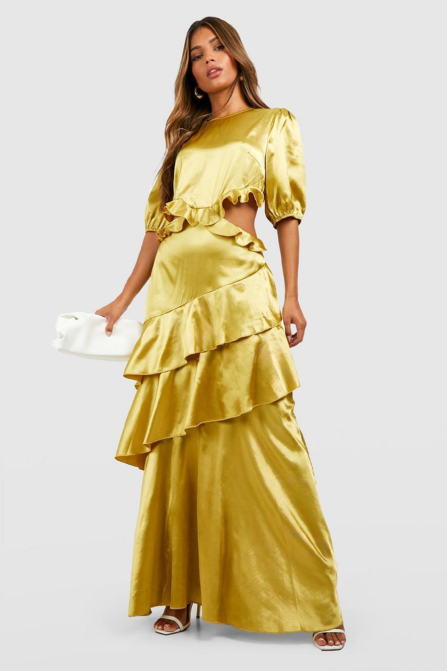 SUKIENKA SATYNOWA MAXI
