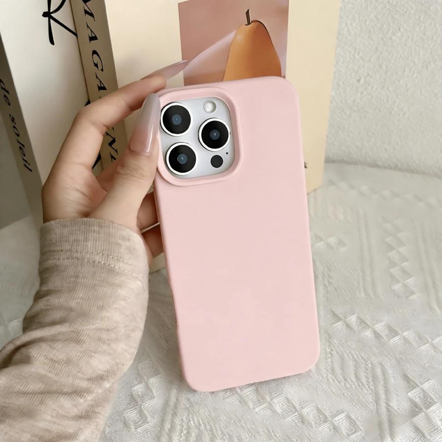 RÓŻOWE ETUI NA TELEFON IPHONE 15 PRO 