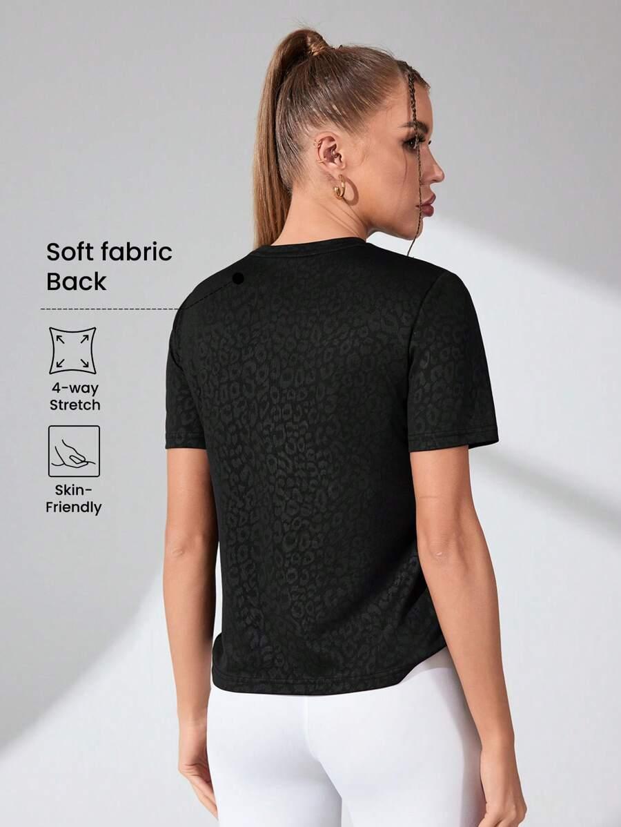 czarny klasyczny t-shirt 