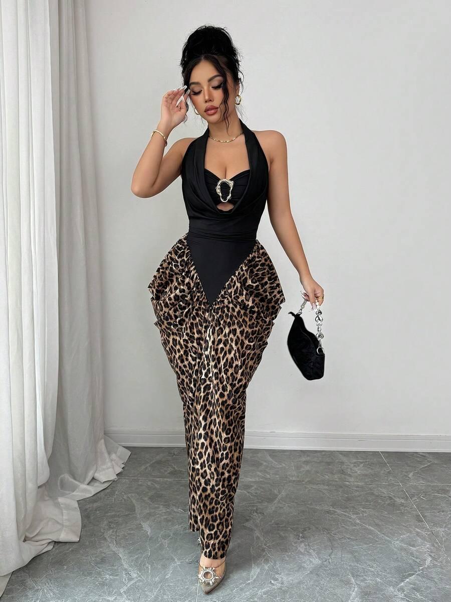 sukienka animal print