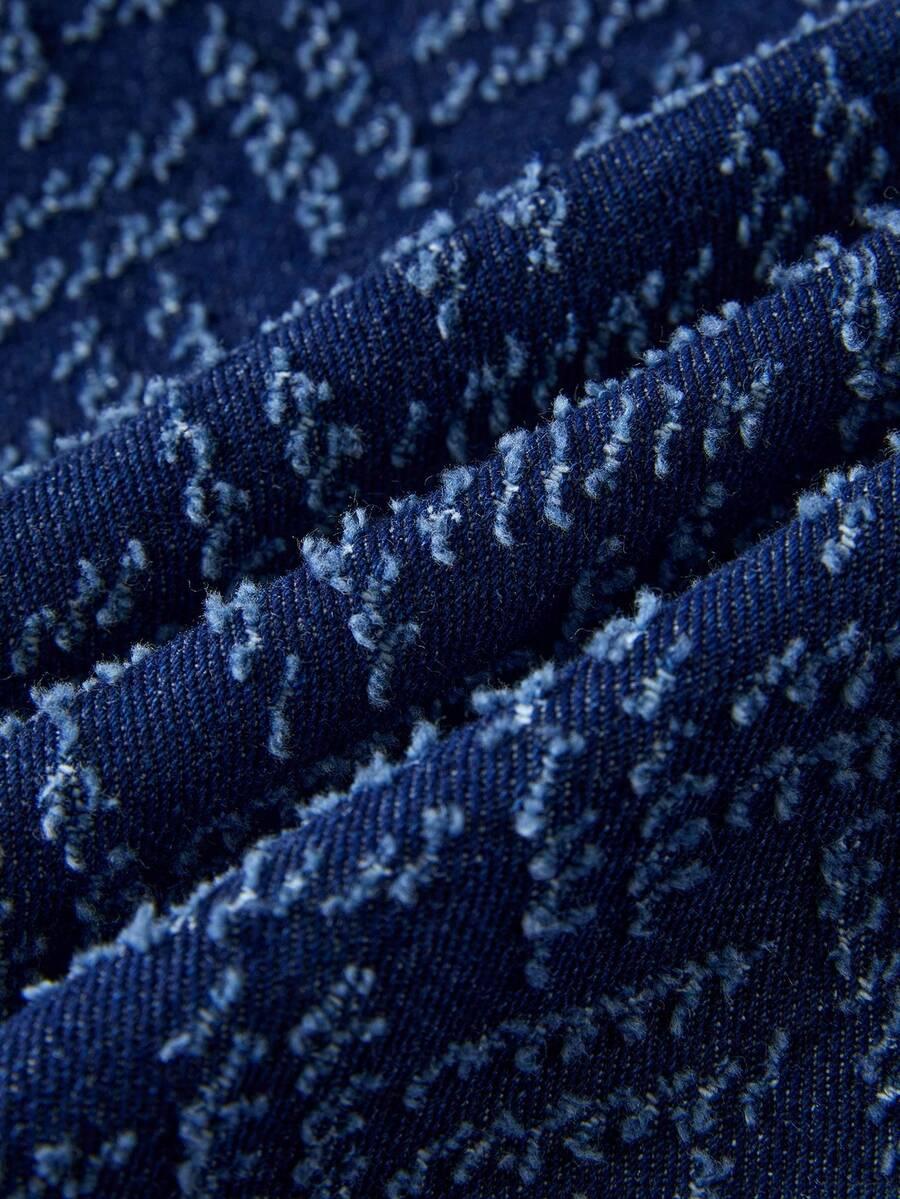 PONCZO JEANS WIĄZANIE