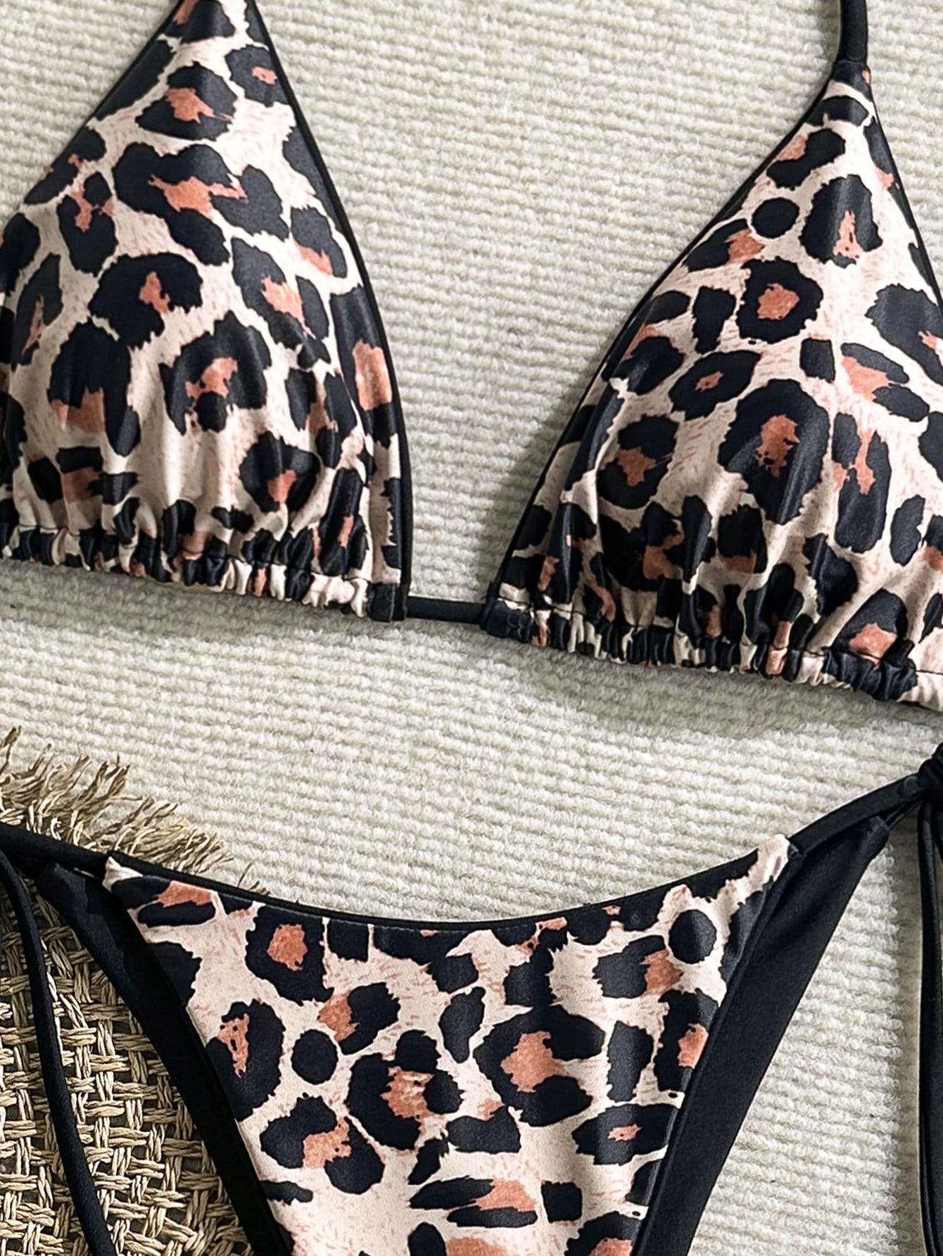 DWUCZĘŚCIOWY STRÓJ KĄPIELOWY ANIMAL PRINT