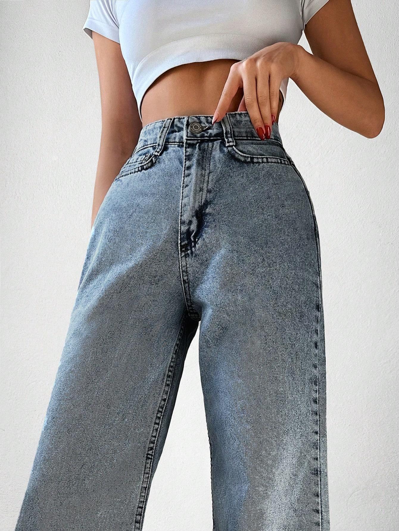 NIEBIESKIE SPODNIE JEANS 