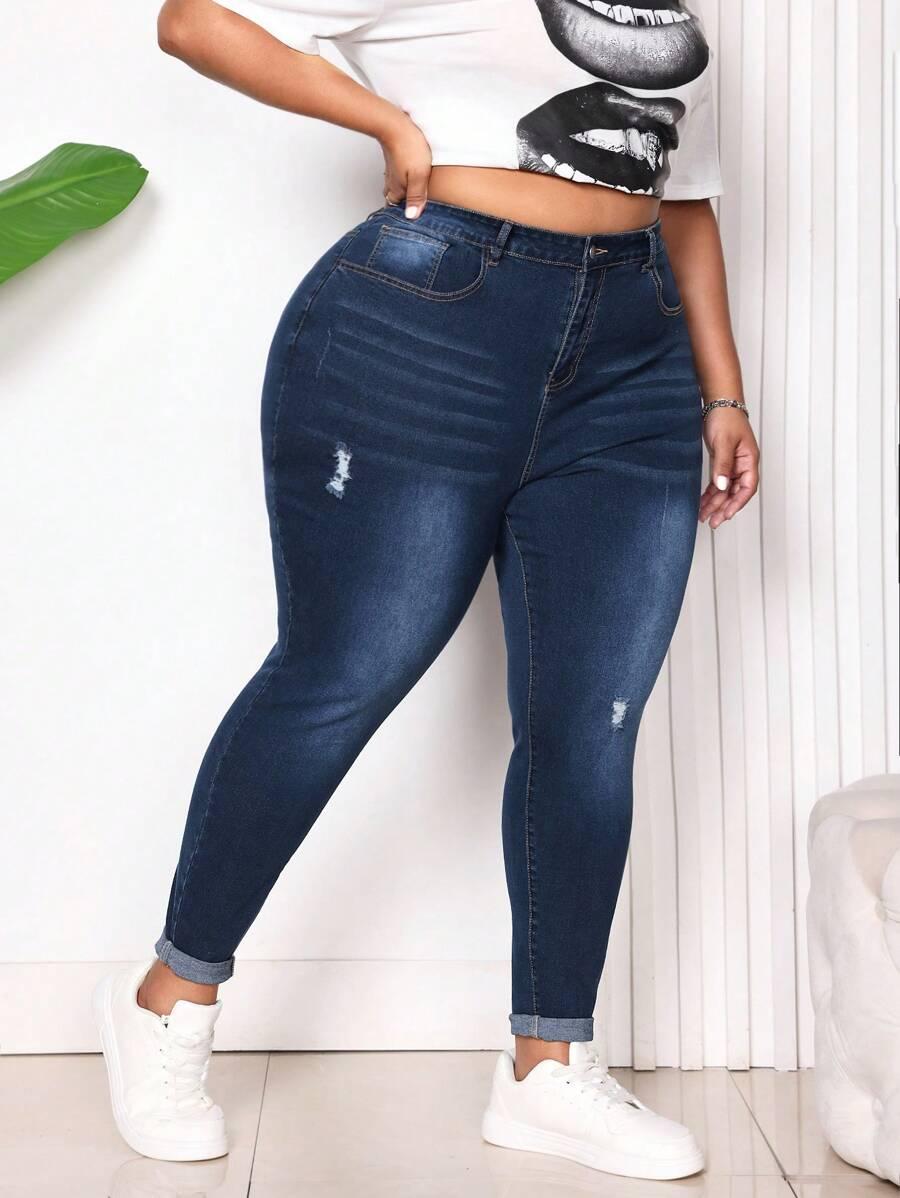 SPODNIE JEANS RURKI