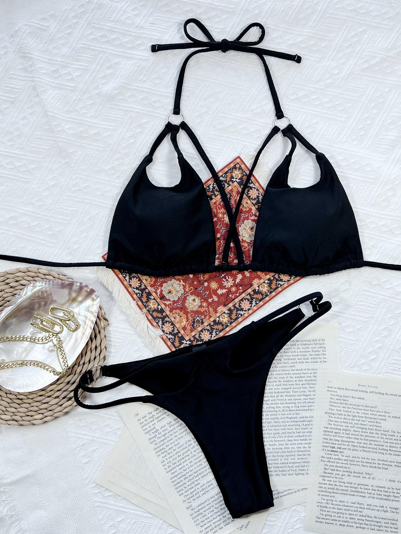 czarna GÓRA OD BIKINI 