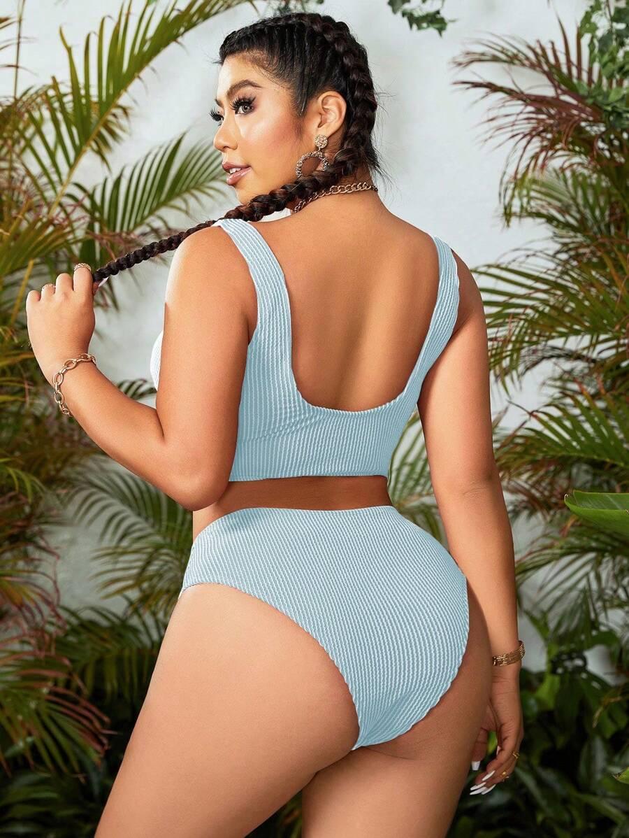 NIEBIESKI KOMPLET BIKINI 