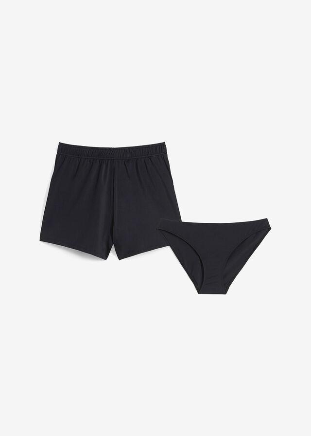 DÓŁ OD BIKINI ZE SPODENKAMI 2 PAK