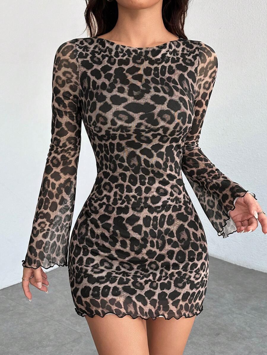 MINI SUKIENKA ANIMAL PRINT